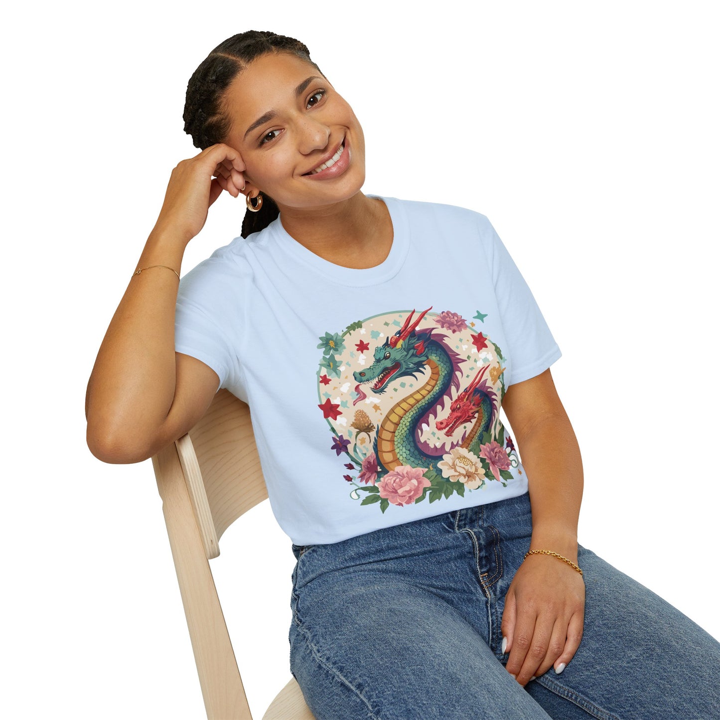 Dragon T Shirt, Dragon Shirt, Shirt with Animals, Animal Shirt