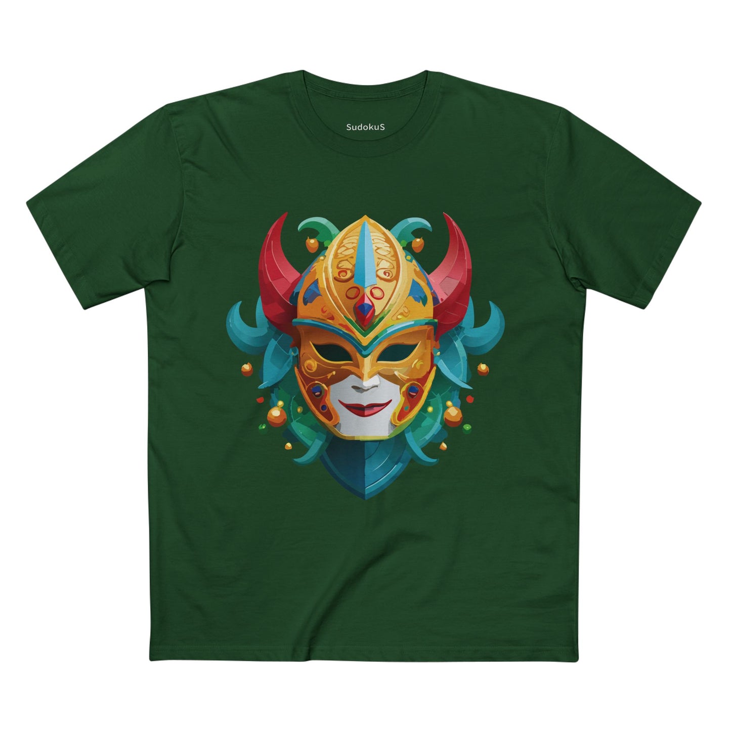 Mask Shirt, Shirt with Face - SudokuS