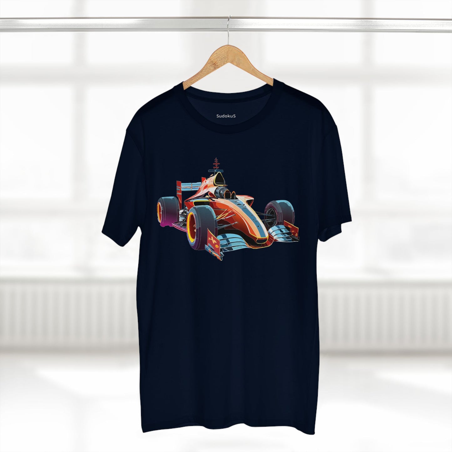 Unisex Car and Hot Wheels Shirt Premium Cotton Tee with Unique Art Design Graphic Illustration