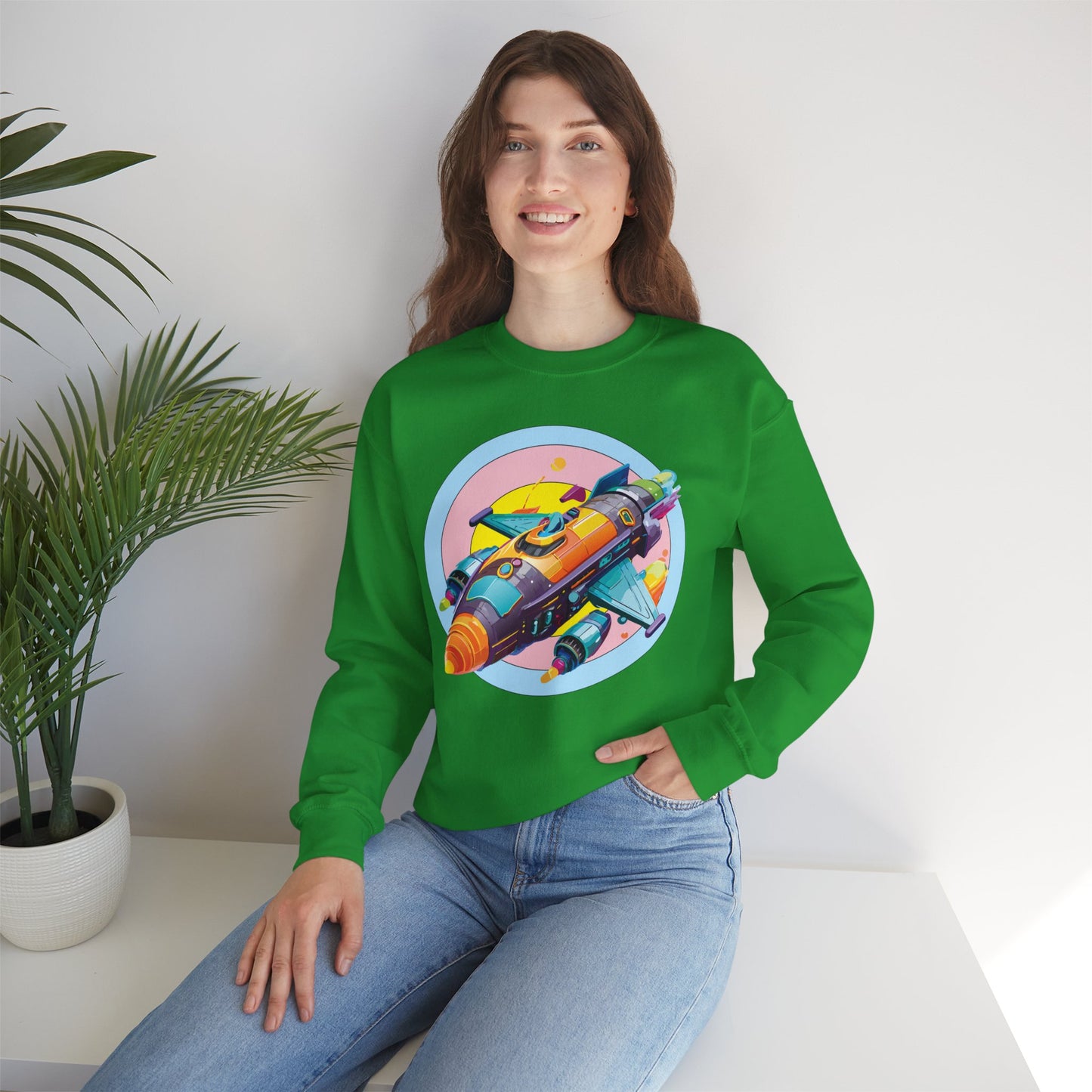 Space Shuttle Sweatshirt, Cosmic Sweatshirt, Astronaut Sweatshirt, Space Cosmic Sweatshirt