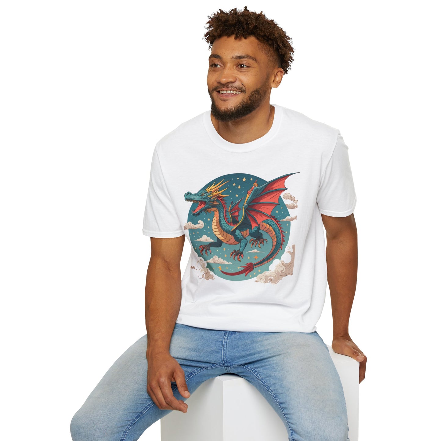 Dragon T Shirt, Dragon Shirt, Shirt with Animals, Animal Shirt