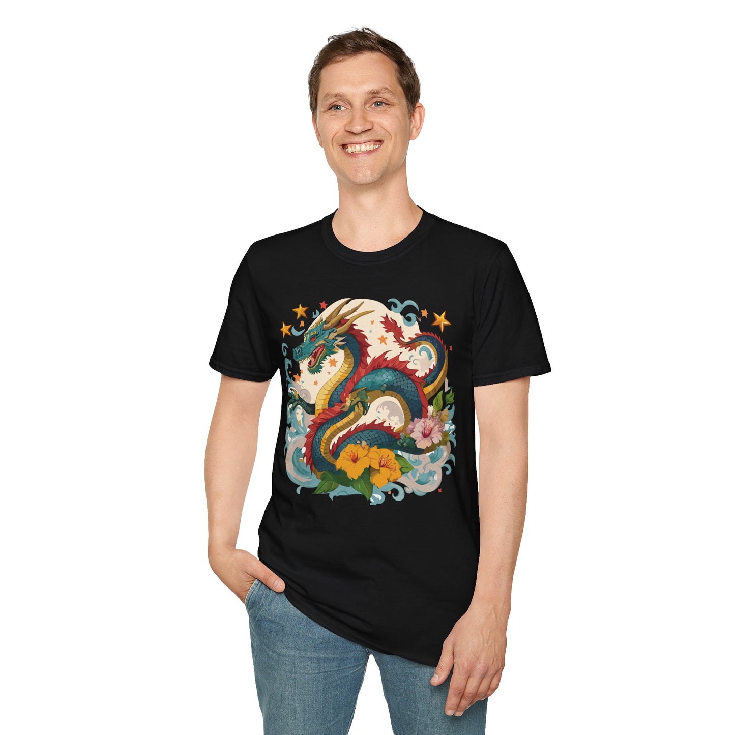 Dragon T Shirt, Dragon Shirt, Shirt with Animals, Animal Shirt