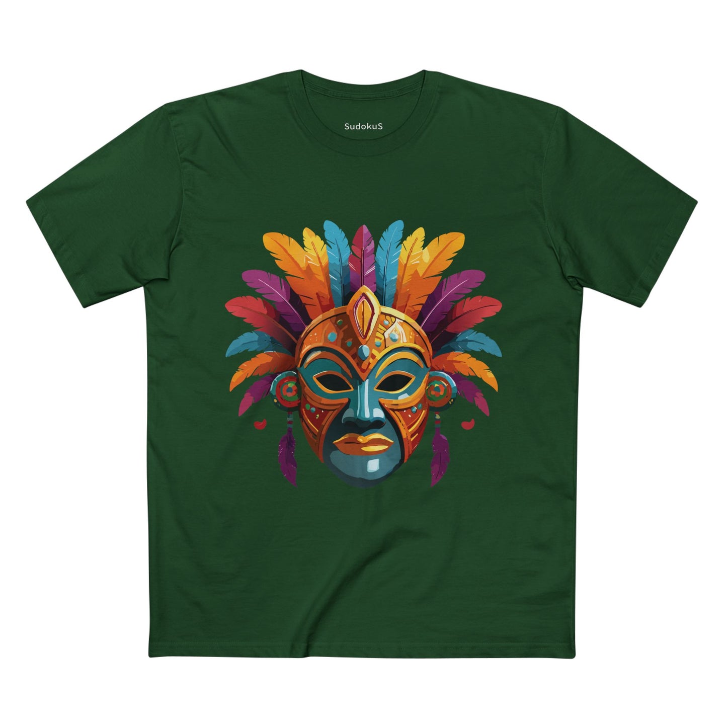 Mask Shirt, Shirt with Face - SudokuS