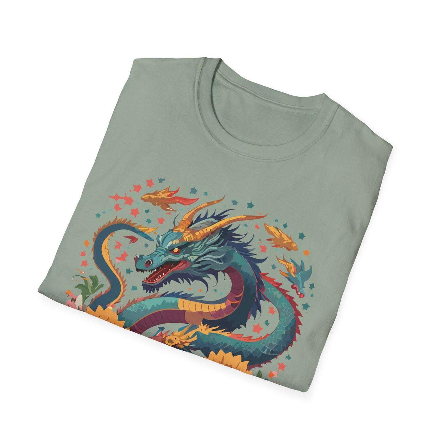 Dragon T Shirt, Dragon Shirt, Shirt with Animals, Animal Shirt