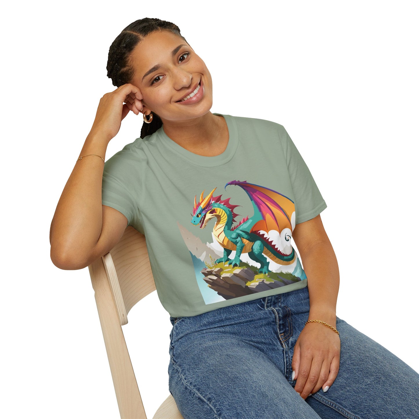 Dragon T Shirt, Dragon Shirt, Shirt with Animals, Animal Shirt