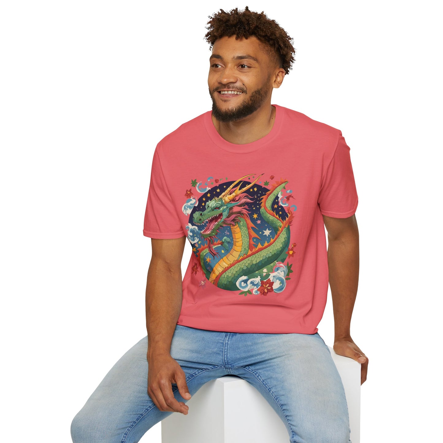 Dragon T Shirt, Dragon Shirt, Shirt with Animals, Animal Shirt