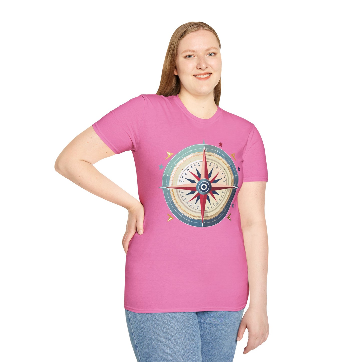 Compass T Shirt, Compass Shirt, Shirt with Compass, Navigator Shirt