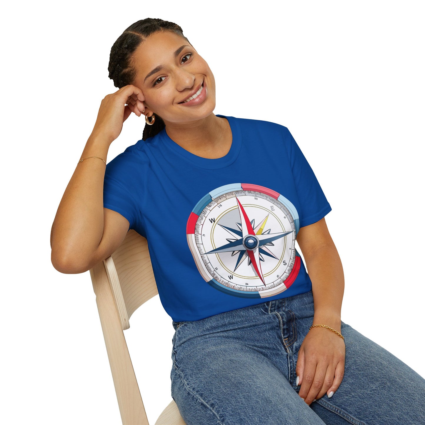 Compass T Shirt, Compass Shirt, Shirt with Compass, Navigator Shirt