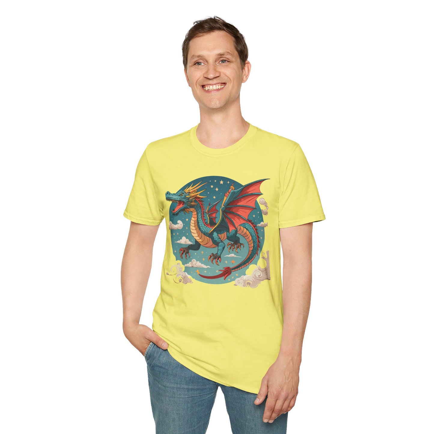 Dragon T Shirt, Dragon Shirt, Shirt with Animals, Animal Shirt
