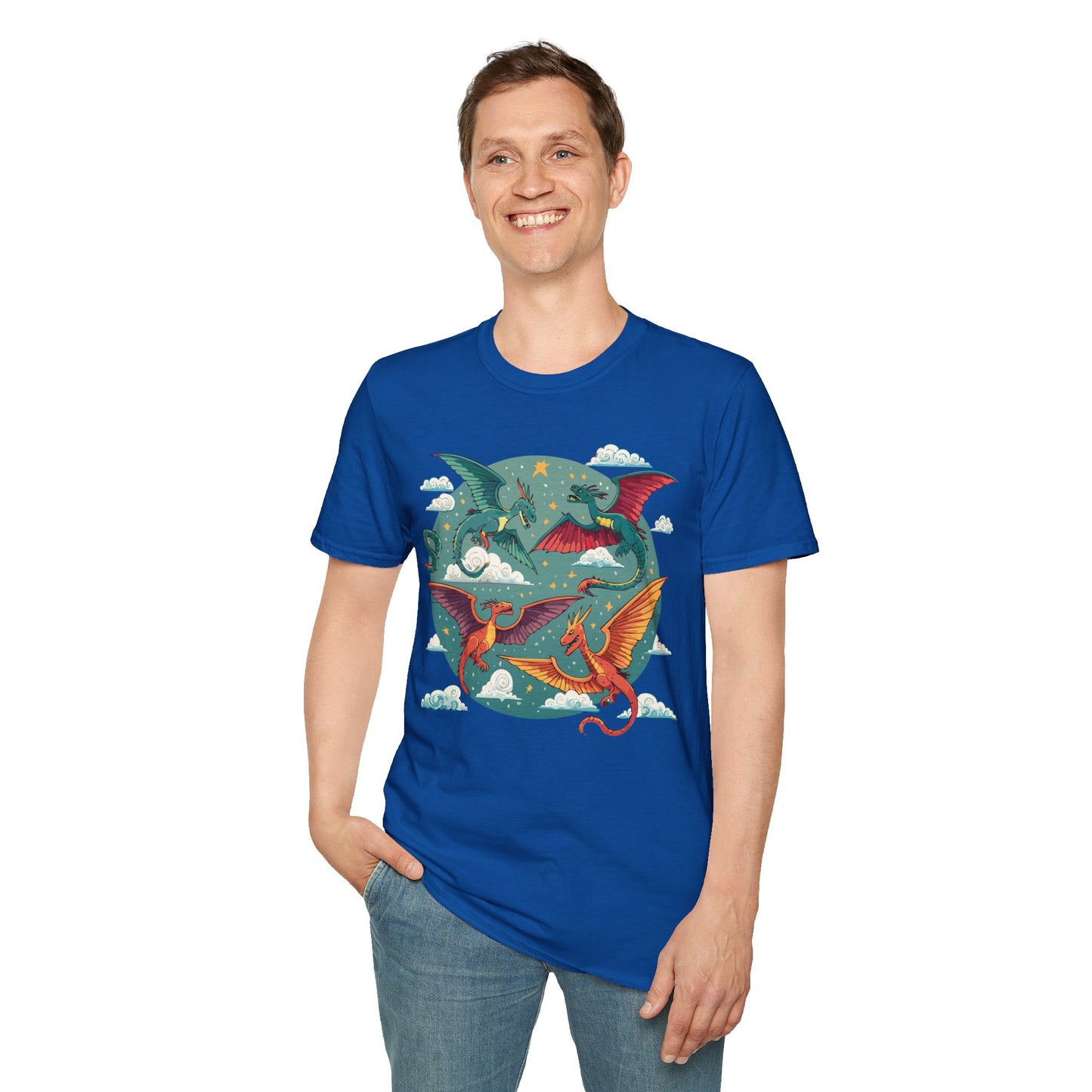 Dragon T Shirt, Dragon Shirt, Shirt with Animals, Animal Shirt