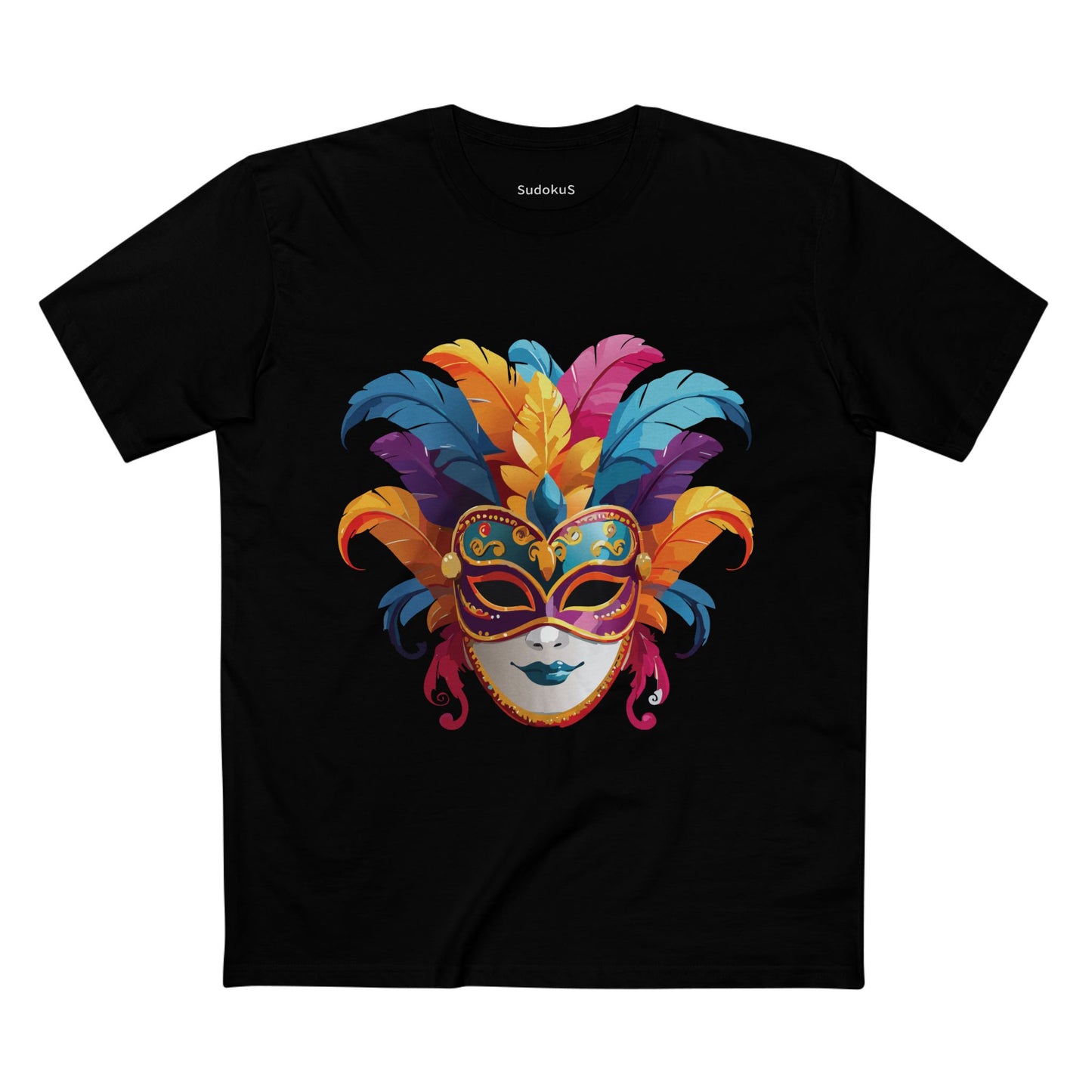 Mask Shirt, Shirt with Face - SudokuS