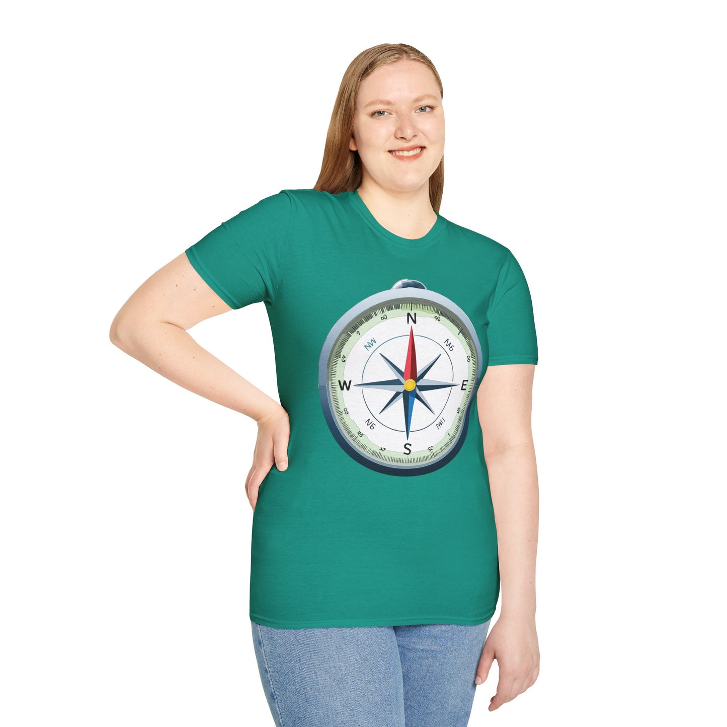 Compass T Shirt, Compass Shirt, Shirt with Compass, Navigator Shirt