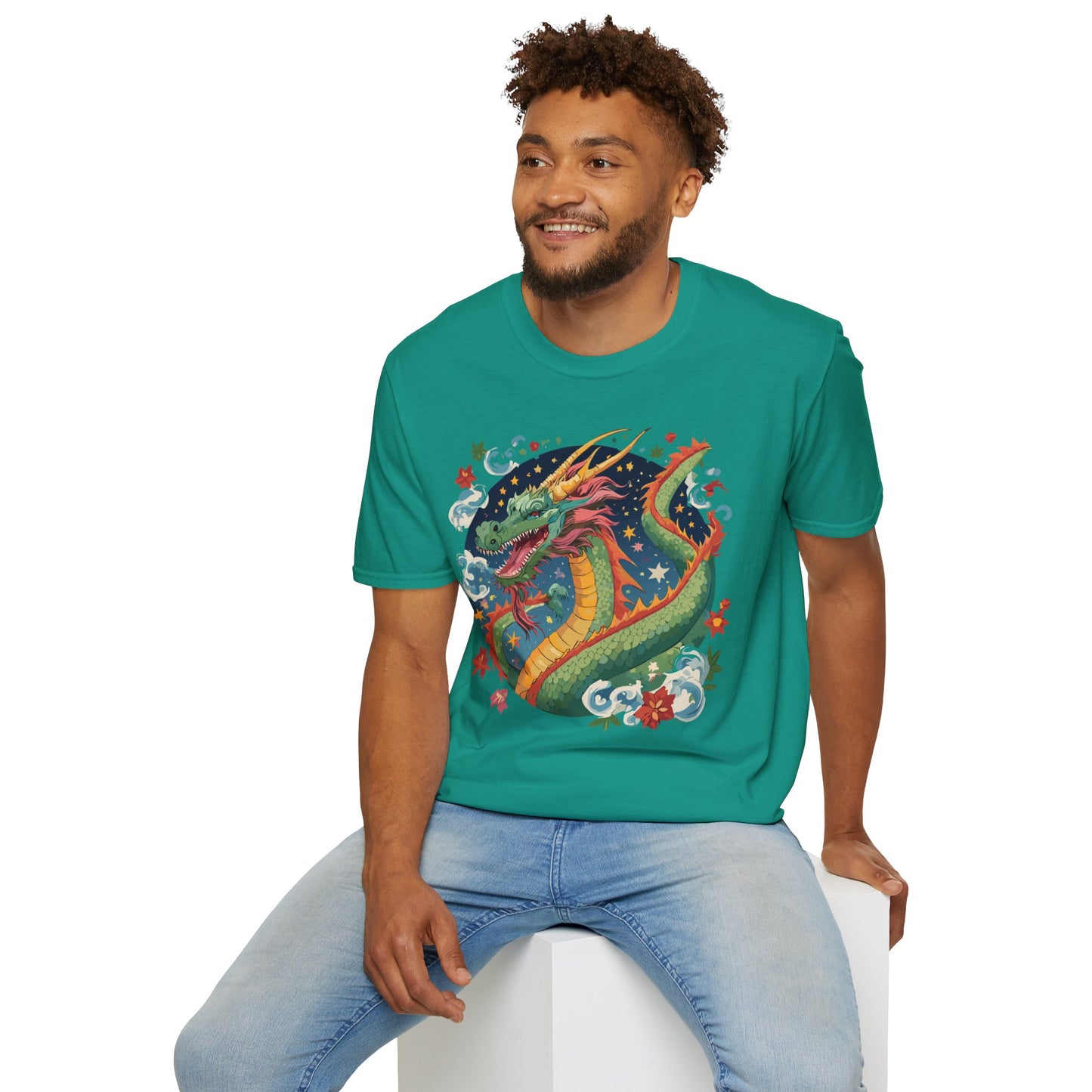 Dragon T Shirt, Dragon Shirt, Shirt with Animals, Animal Shirt