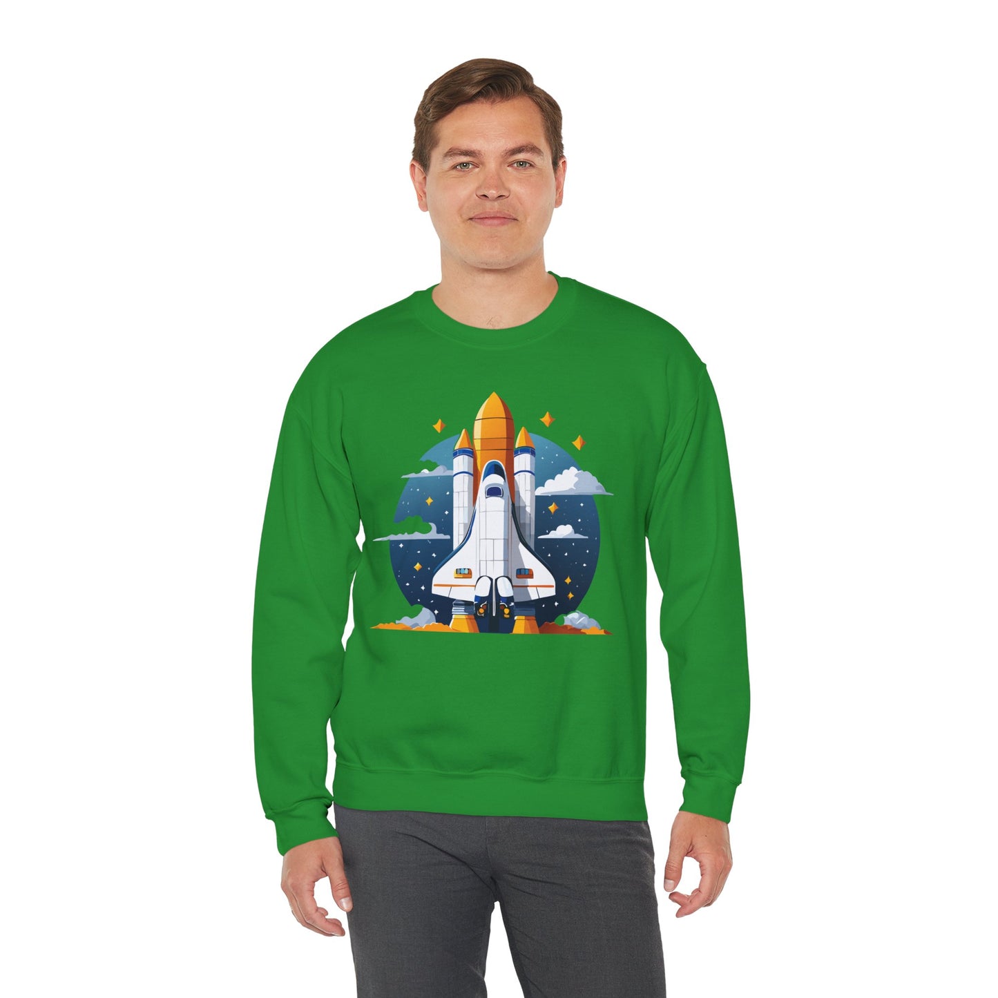 Space Shuttle Sweatshirt, Cosmic Sweatshirt, Astronaut Sweatshirt, Space Cosmic Sweatshirt