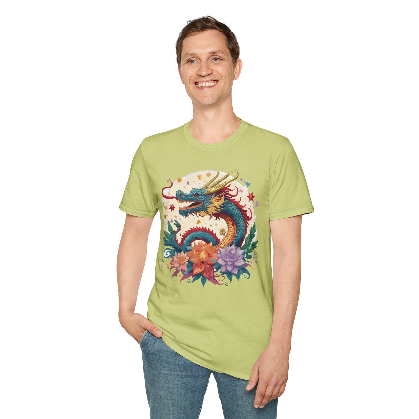 Dragon T Shirt, Dragon Shirt, Shirt with Animals, Animal Shirt