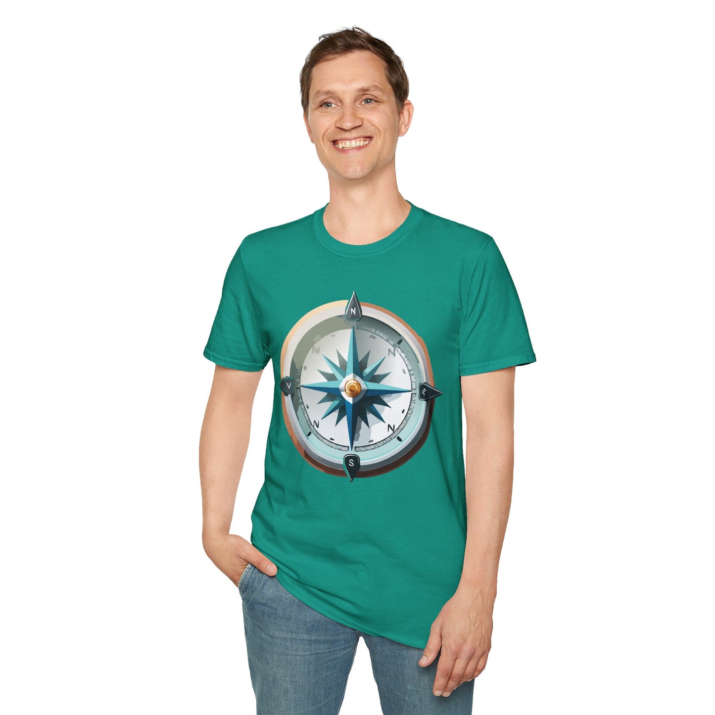 Compass T Shirt, Compass Shirt, Shirt with Compass, Navigator Shirt