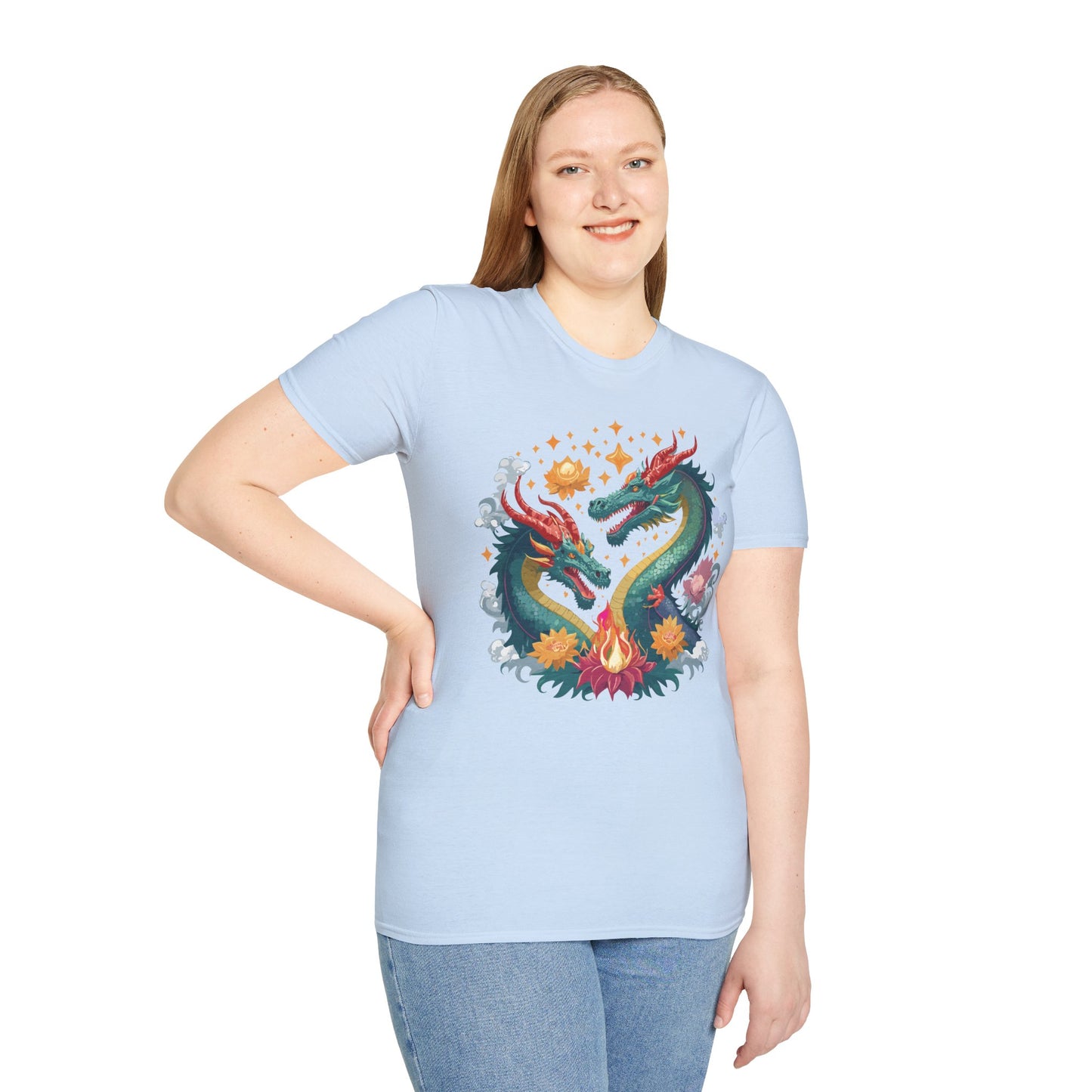 Dragon T Shirt, Dragon Shirt, Shirt with Animals, Animal Shirt
