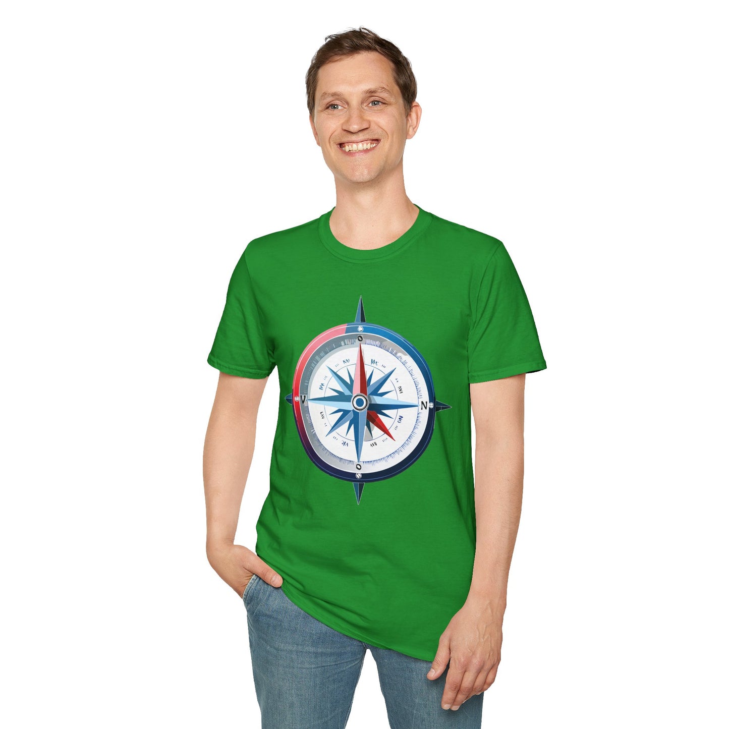 Compass T Shirt, Compass Shirt, Shirt with Compass, Navigator Shirt