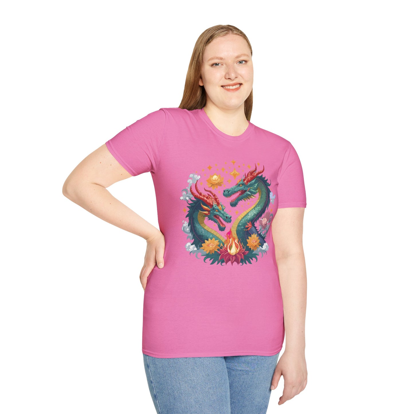 Dragon T Shirt, Dragon Shirt, Shirt with Animals, Animal Shirt