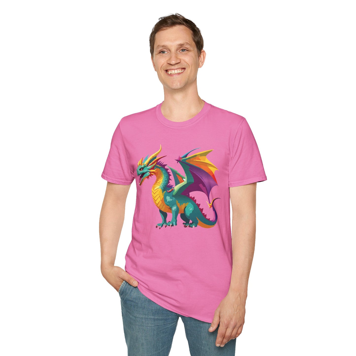 Dragon T Shirt, Dragon Shirt, Shirt with Animals, Animal Shirt
