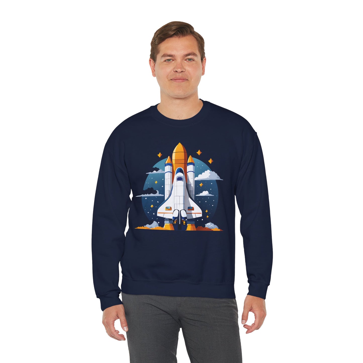 Space Shuttle Sweatshirt, Cosmic Sweatshirt, Astronaut Sweatshirt, Space Cosmic Sweatshirt