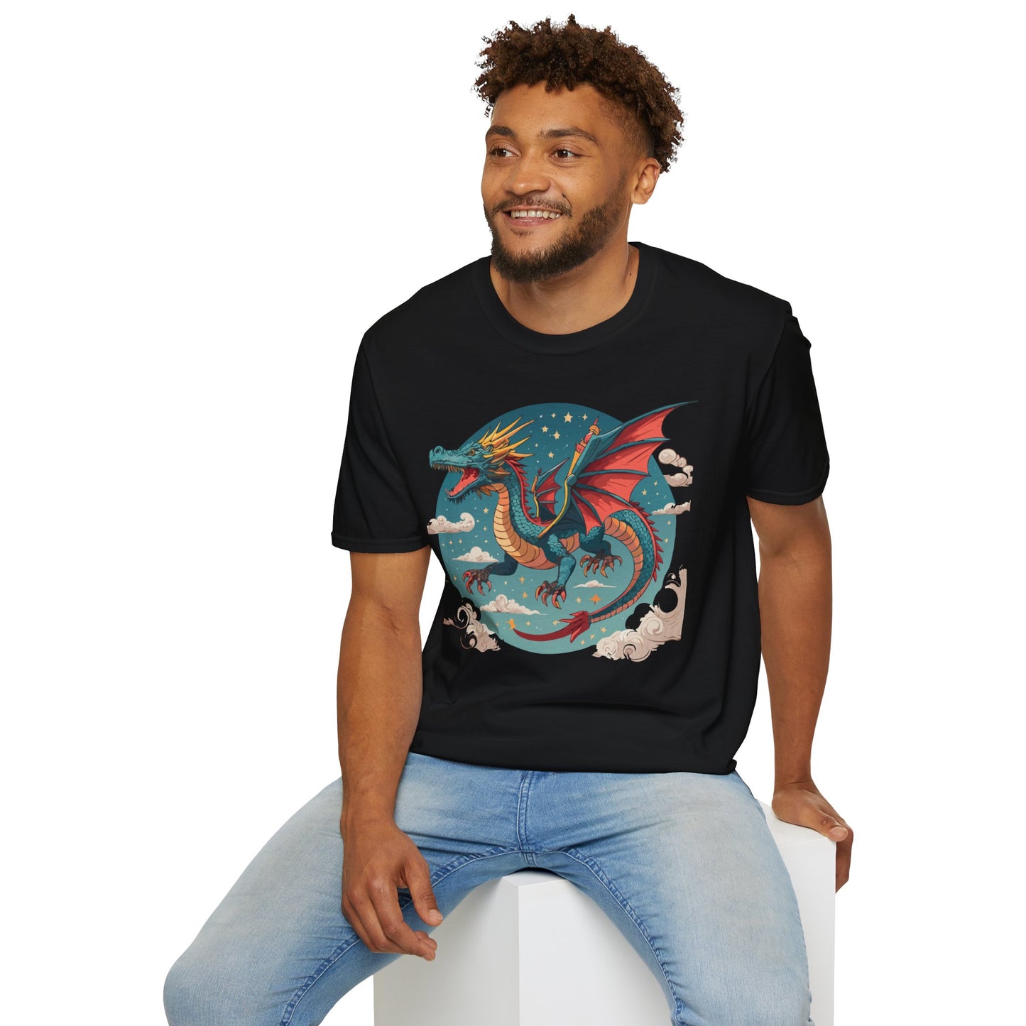 Dragon T Shirt, Dragon Shirt, Shirt with Animals, Animal Shirt