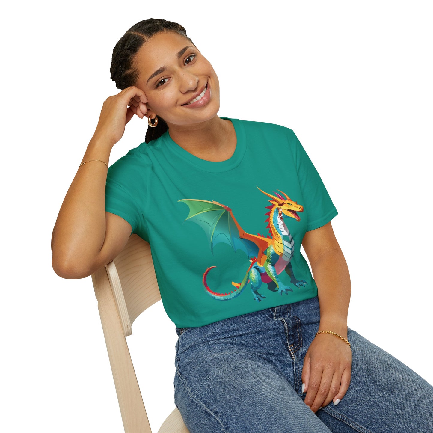 Dragon T Shirt, Dragon Shirt, Shirt with Animals, Animal Shirt