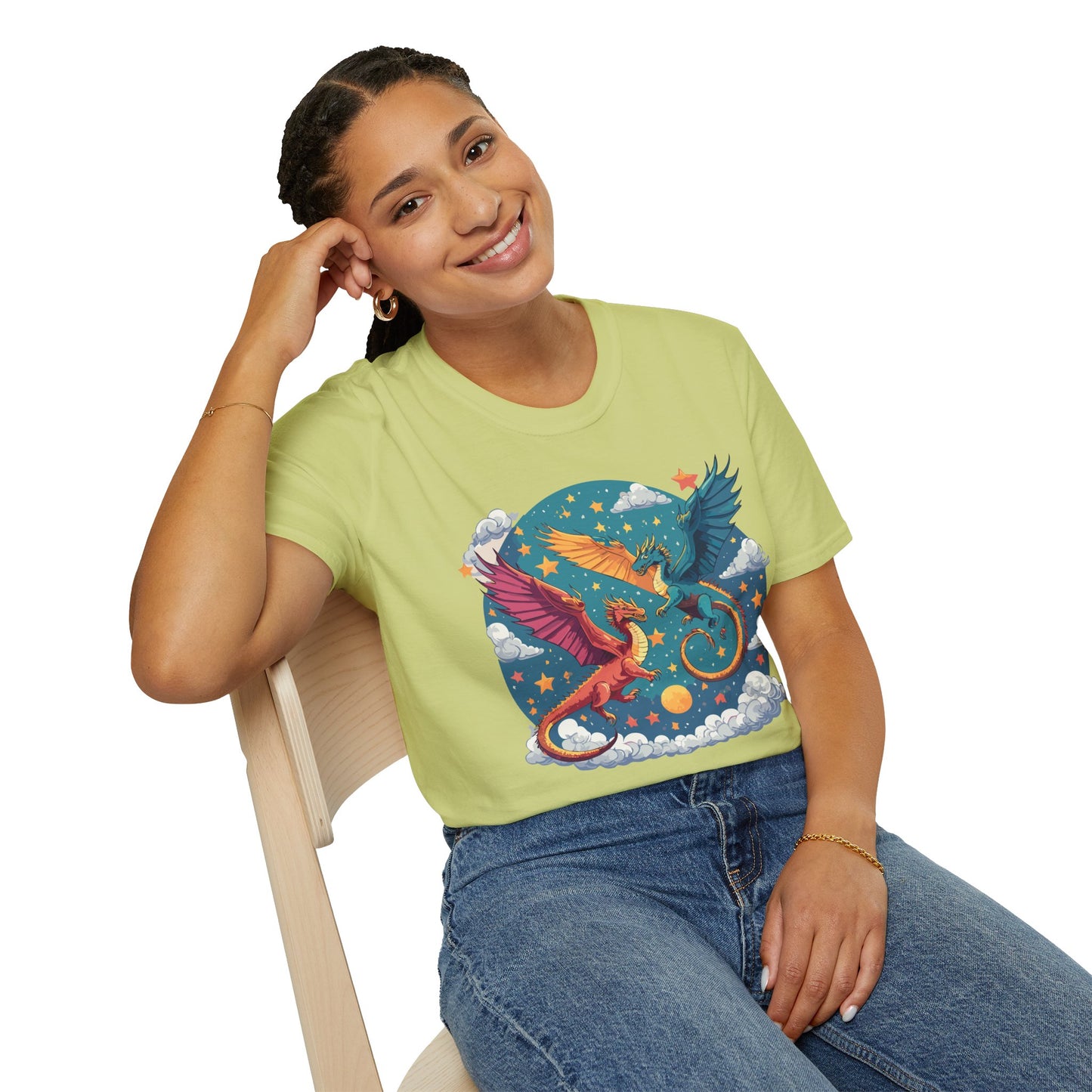 Dragon T Shirt, Dragon Shirt, Shirt with Animals, Animal Shirt