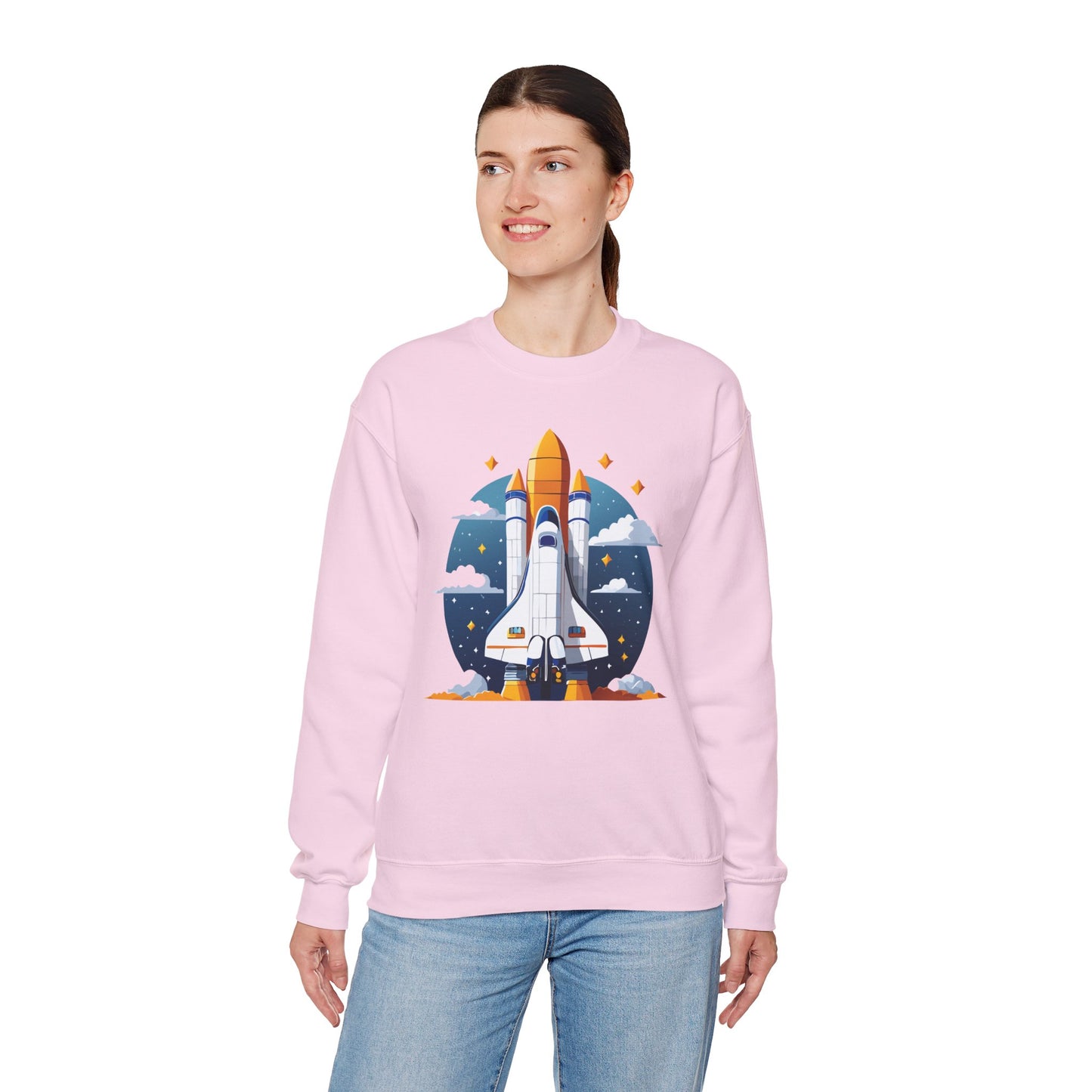 Space Shuttle Sweatshirt, Cosmic Sweatshirt, Astronaut Sweatshirt, Space Cosmic Sweatshirt