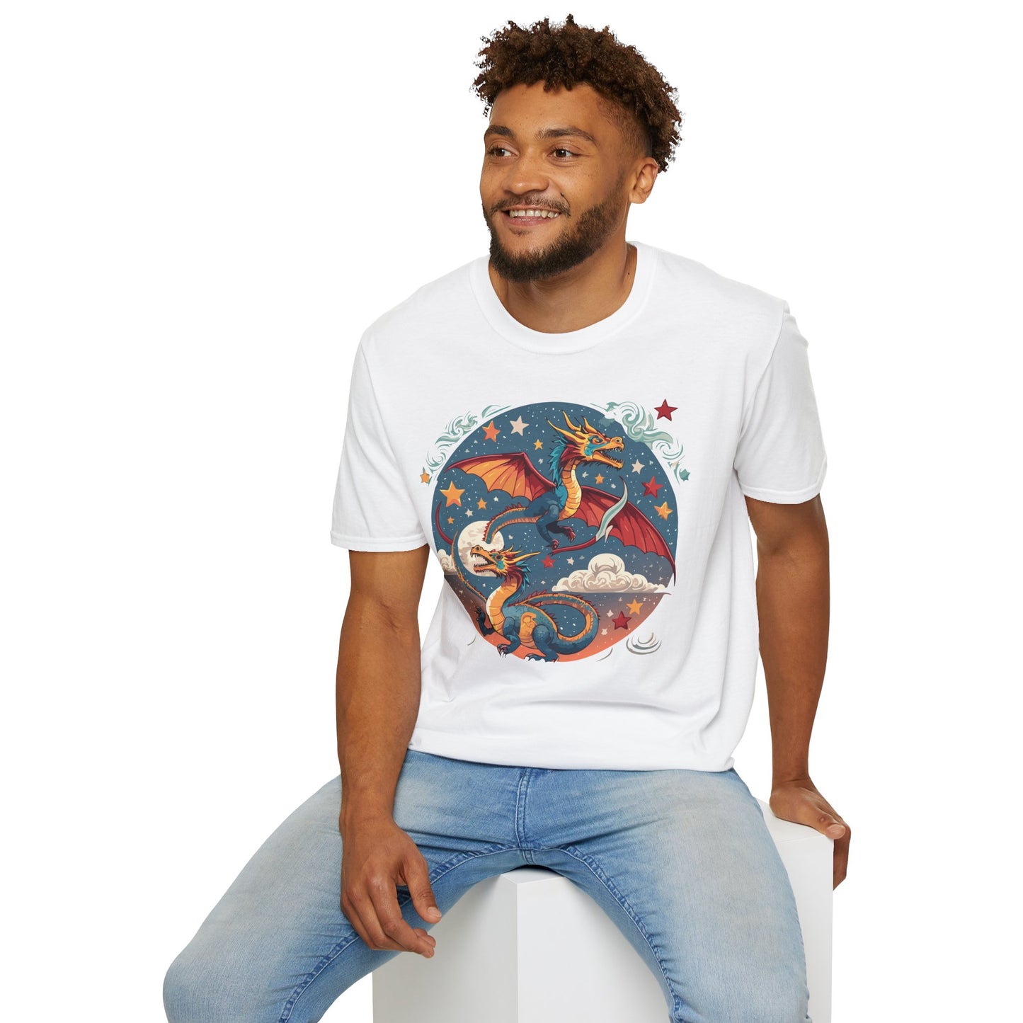 Dragon T Shirt, Dragon Shirt, Shirt with Animals, Animal Shirt