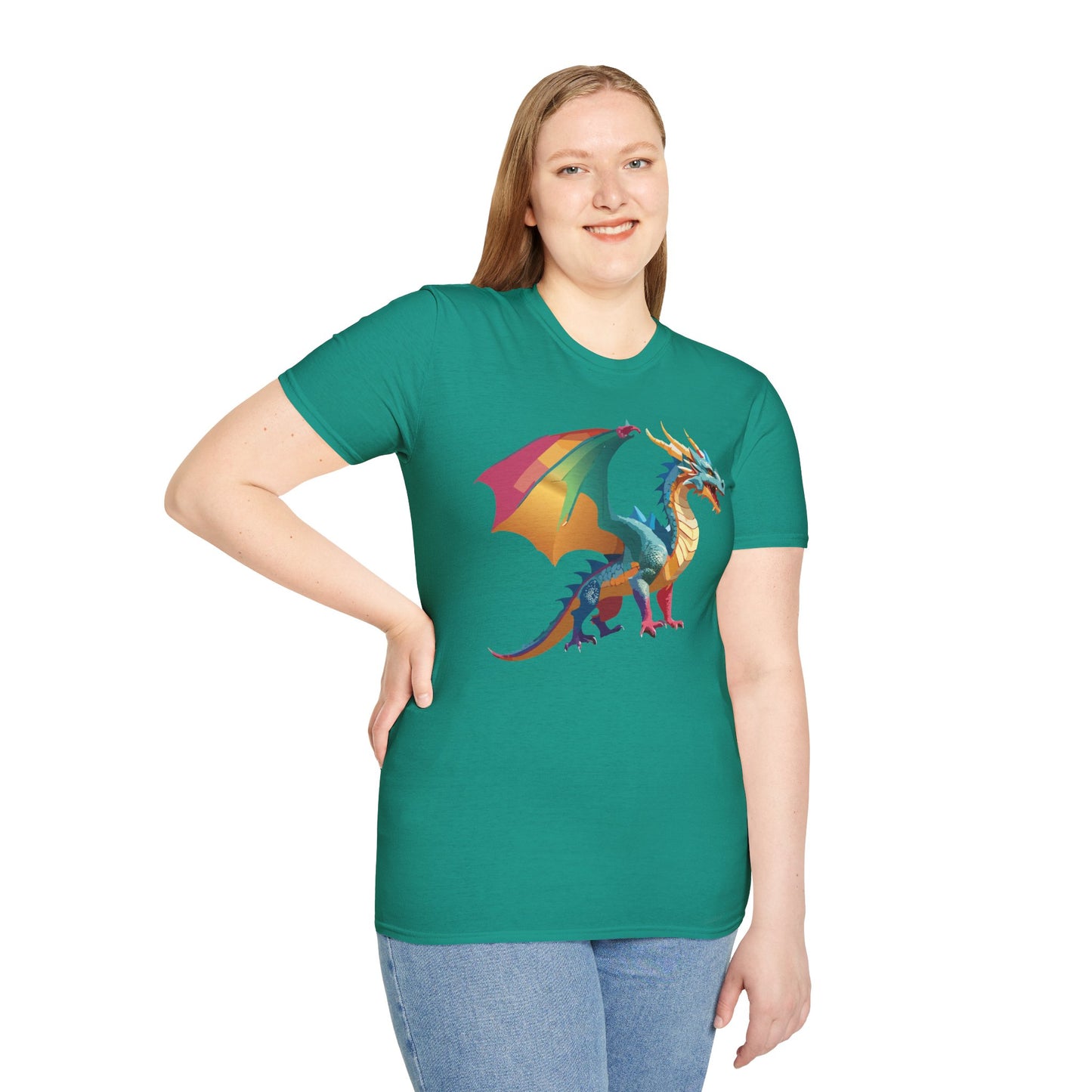 Dragon T Shirt, Dragon Shirt, Shirt with Animals, Animal Shirt
