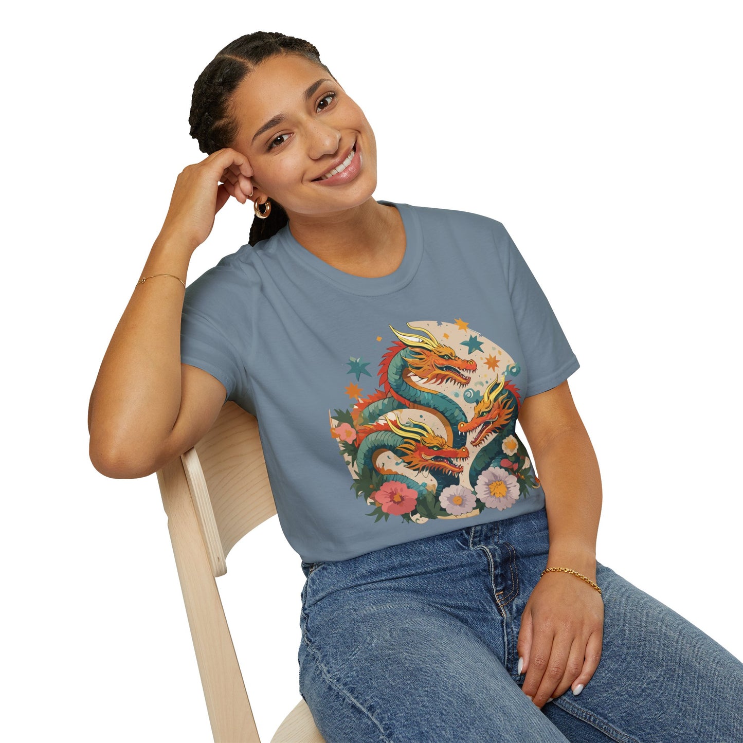 Dragon T Shirt, Dragon Shirt, Shirt with Animals, Animal Shirt