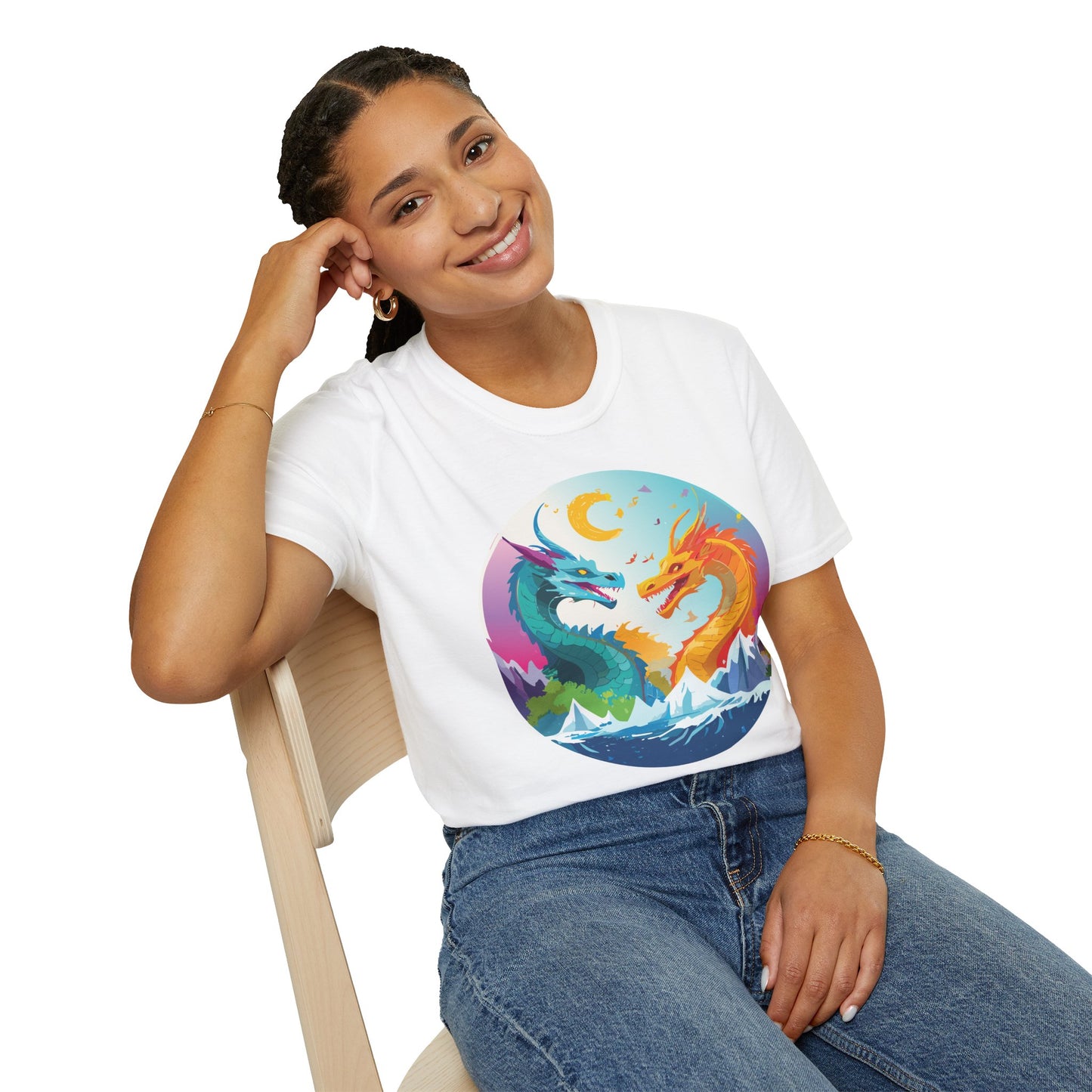 Dragon T Shirt, Dragon Shirt, Shirt with Animals, Animal Shirt