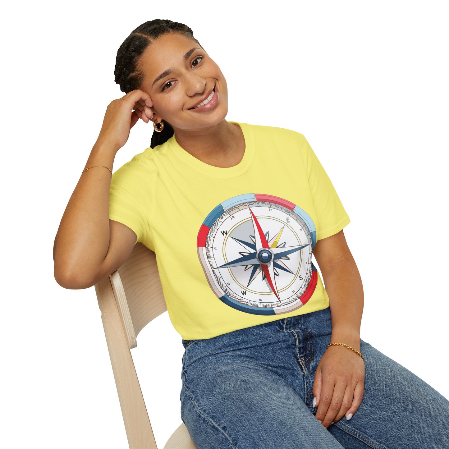 Compass T Shirt, Compass Shirt, Shirt with Compass, Navigator Shirt