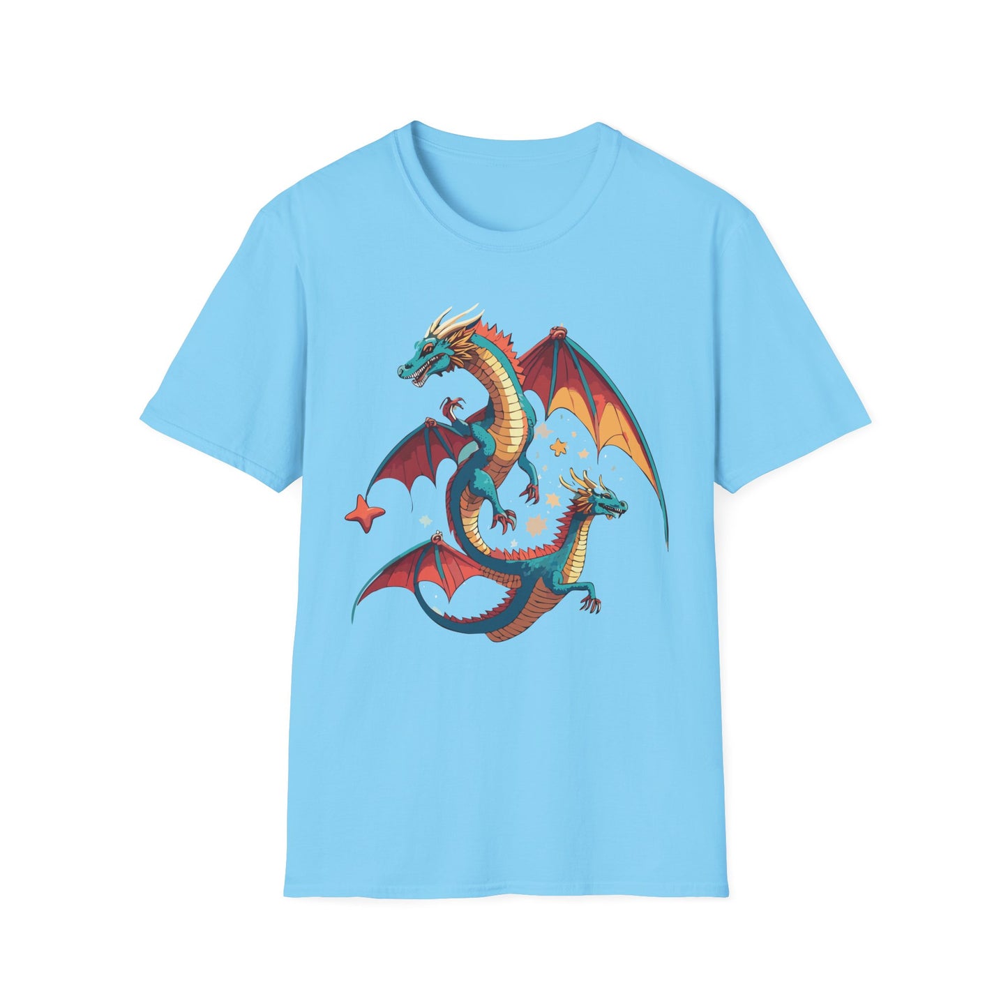 Dragon T Shirt, Dragon Shirt, Shirt with Animals, Animal Shirt
