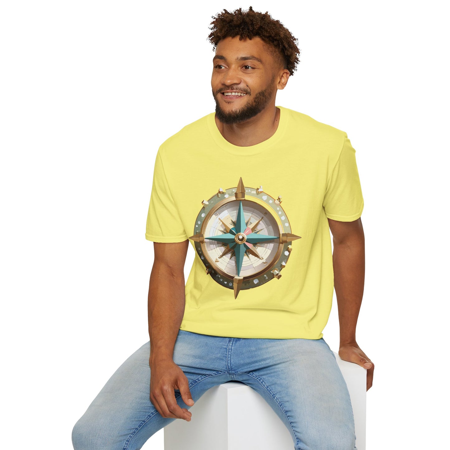 Compass T Shirt, Compass Shirt, Shirt with Compass, Navigator Shirt