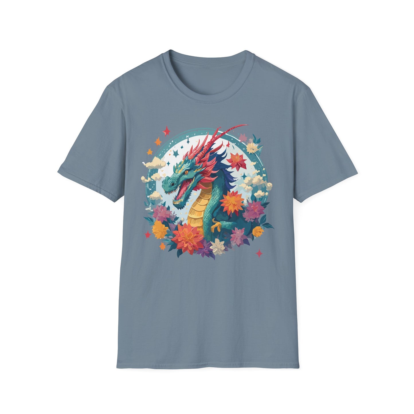Dragon T Shirt, Dragon Shirt, Shirt with Animals, Animal Shirt