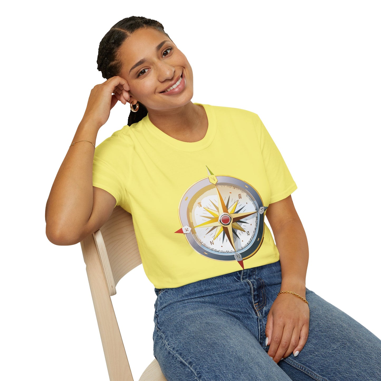 Compass T Shirt, Compass Shirt, Shirt with Compass, Navigator Shirt