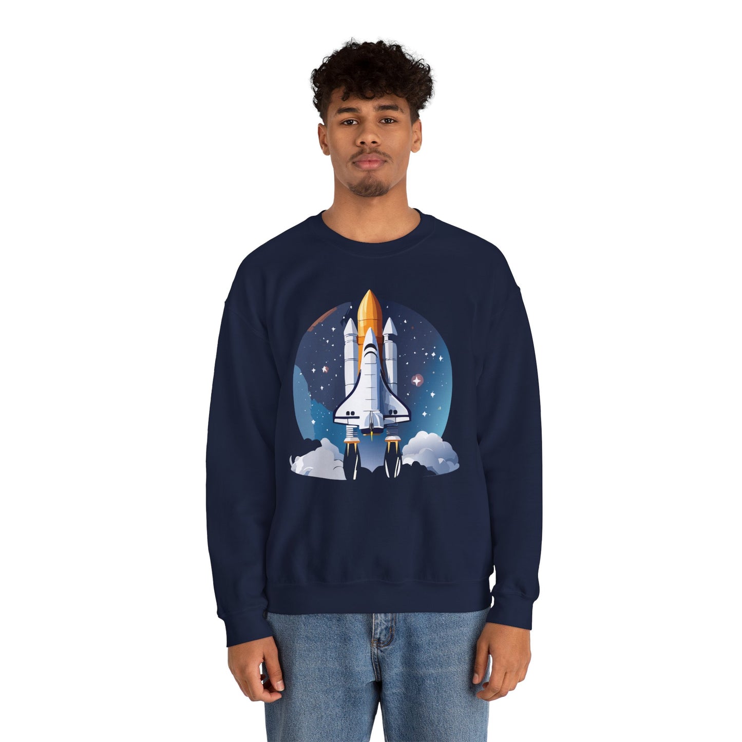 Space Shuttle Sweatshirt, Cosmic Sweatshirt, Astronaut Sweatshirt, Space Cosmic Sweatshirt
