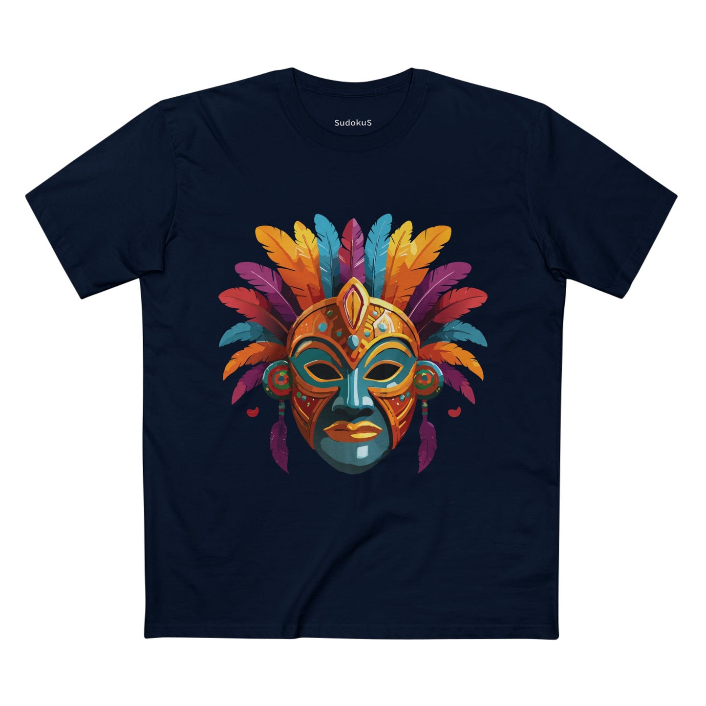 Mask Shirt, Shirt with Face - SudokuS
