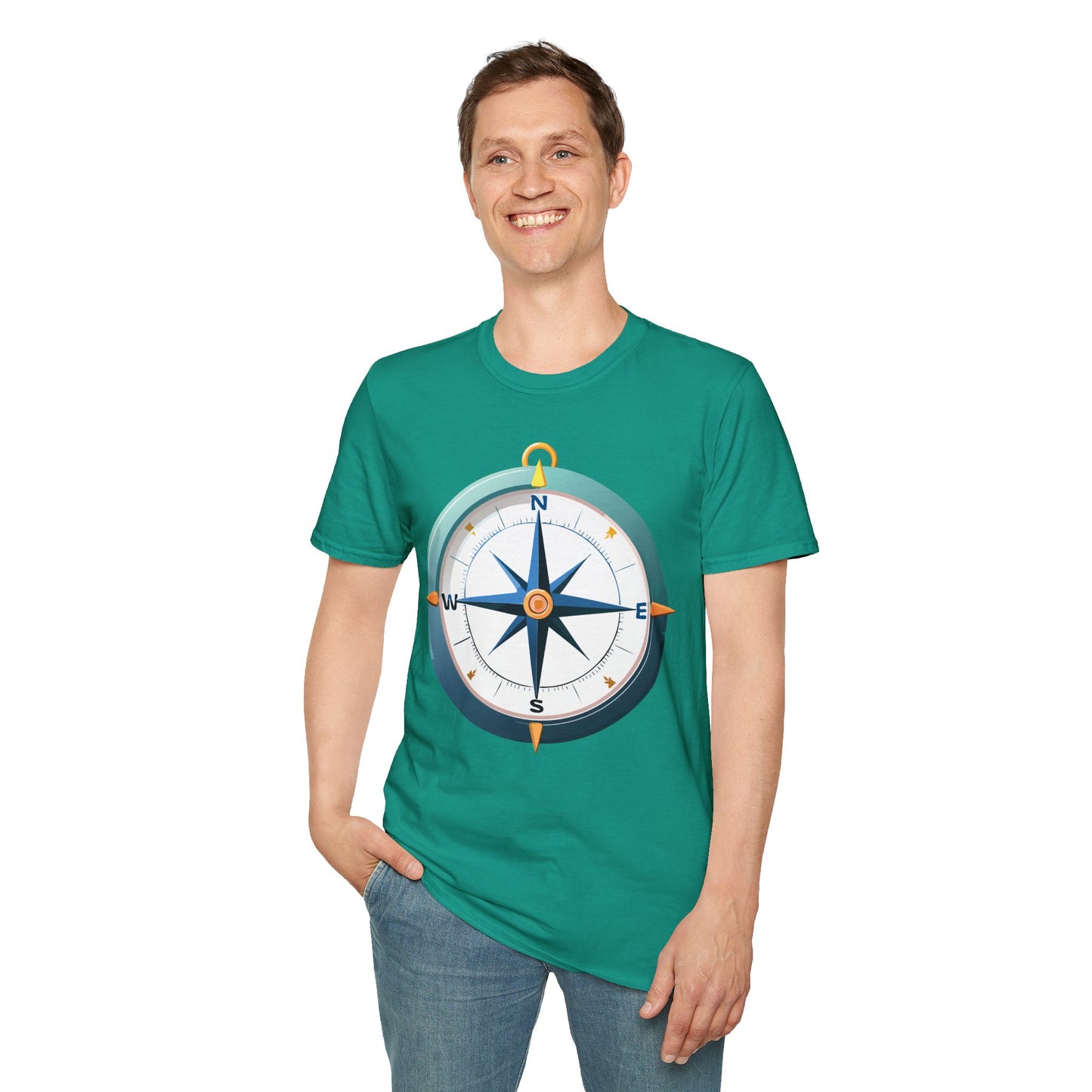 Compass T Shirt, Compass Shirt, Shirt with Compass, Navigator Shirt
