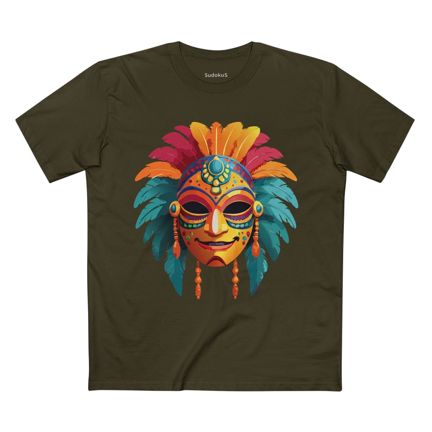 Mask Shirt, Shirt with Face - SudokuS
