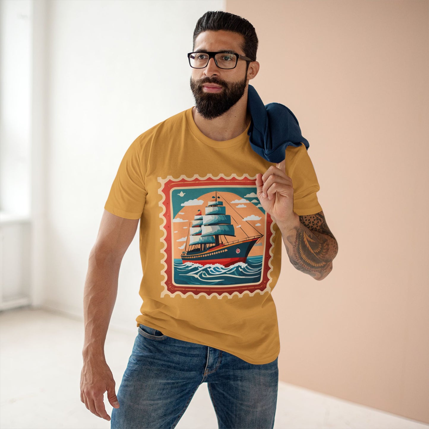Stamp Shirt, Postage Stamp Shirt