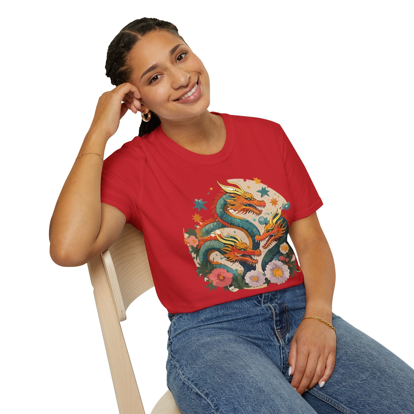 Dragon T Shirt, Dragon Shirt, Shirt with Animals, Animal Shirt