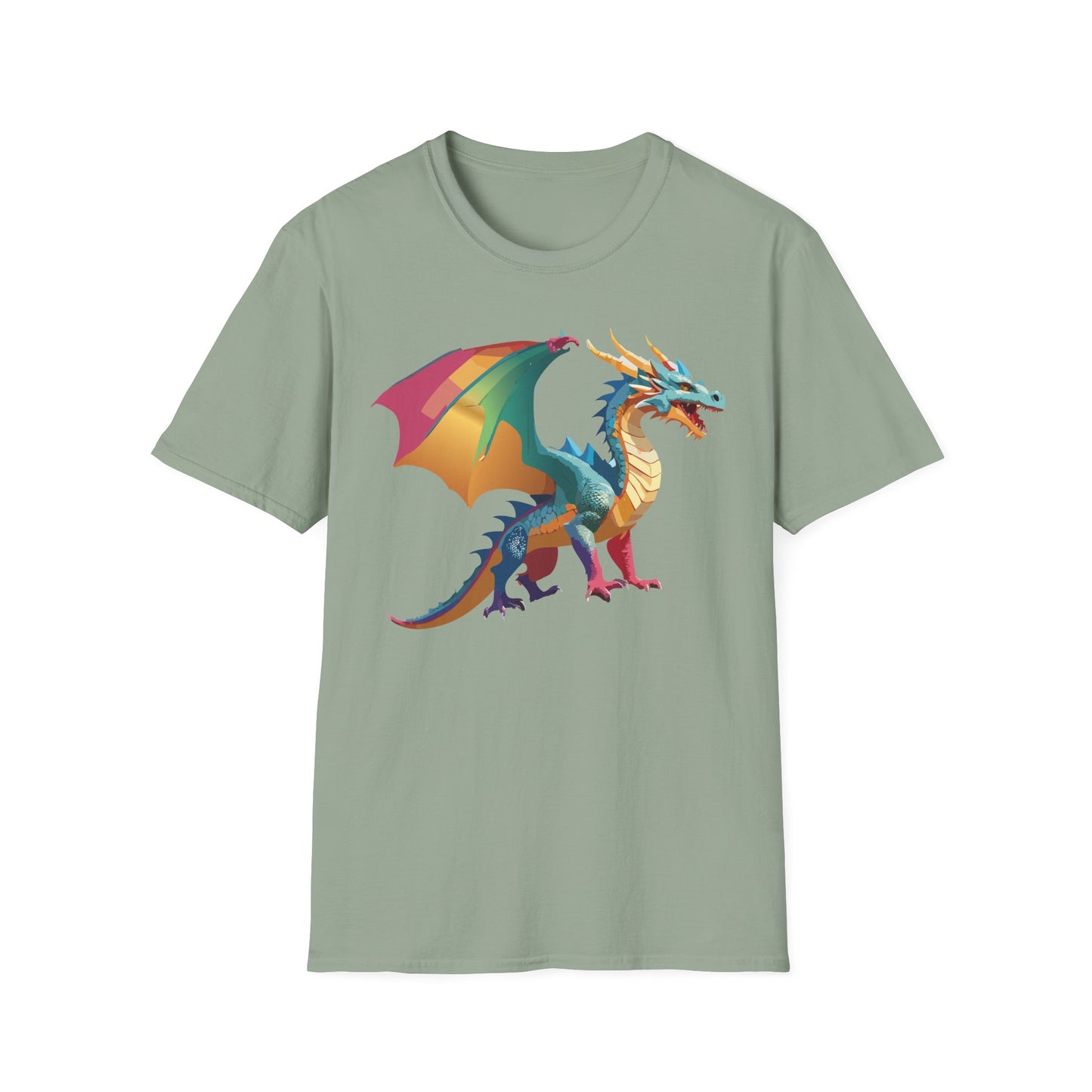 Dragon T Shirt, Dragon Shirt, Shirt with Animals, Animal Shirt