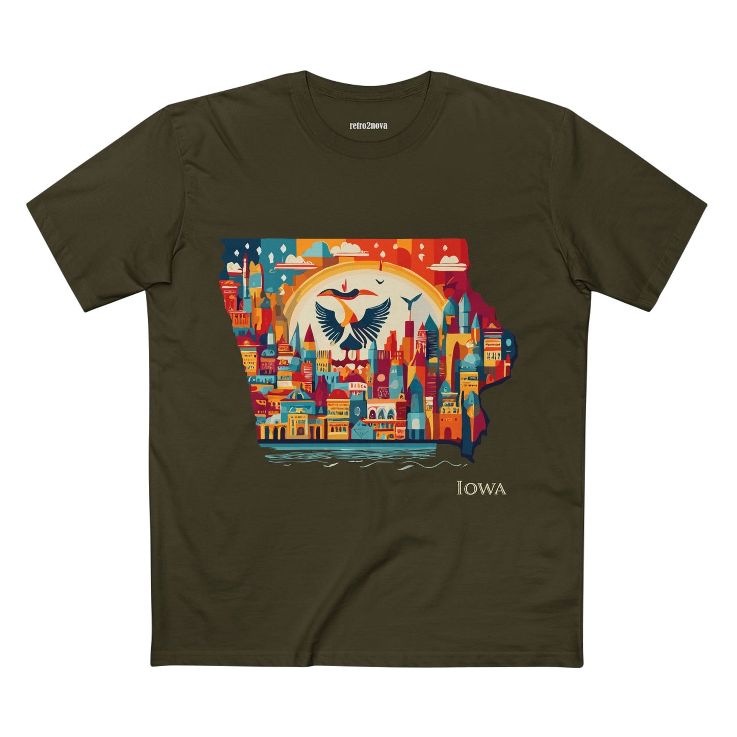 US State Shirts, Iowa Shirt