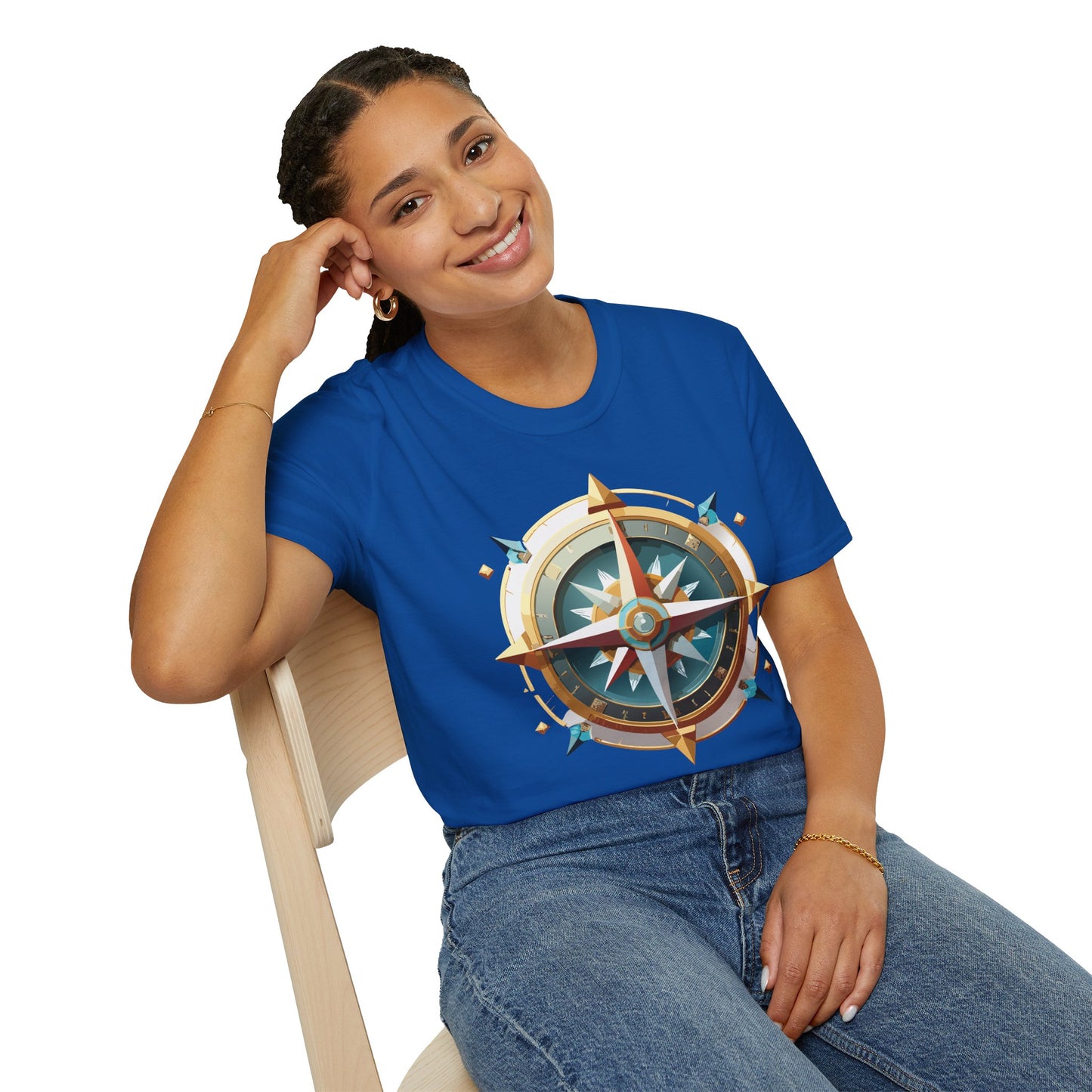 Compass T Shirt, Compass Shirt, Shirt with Compass, Navigator Shirt