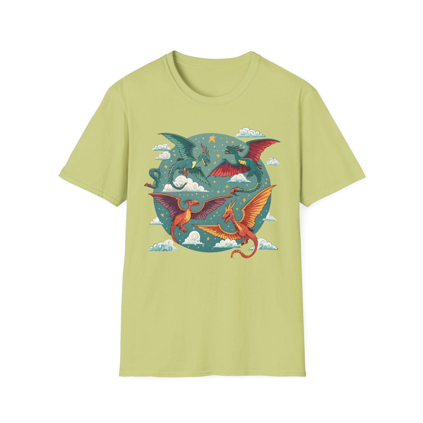 Dragon T Shirt, Dragon Shirt, Shirt with Animals, Animal Shirt