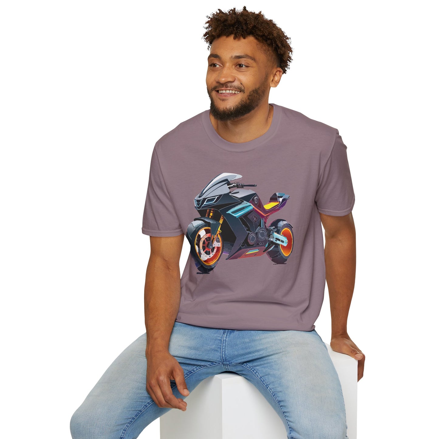 Bike T Shirt, Moto Shirt, Shirt with Motorcycle, MTB T Shirts