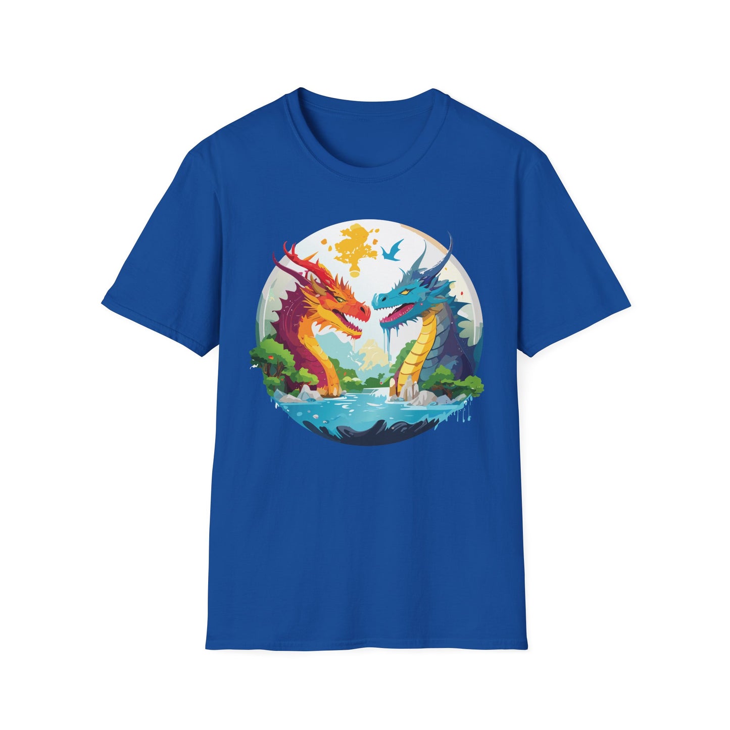 Dragon T Shirt, Dragon Shirt, Shirt with Animals, Animal Shirt